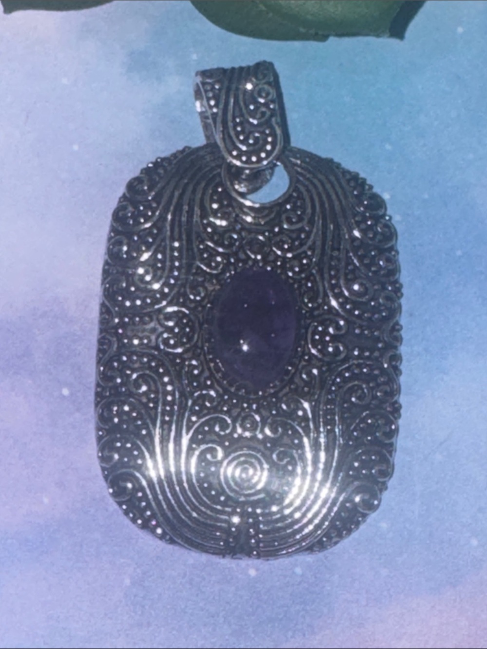 Silver Amethyst Pendant